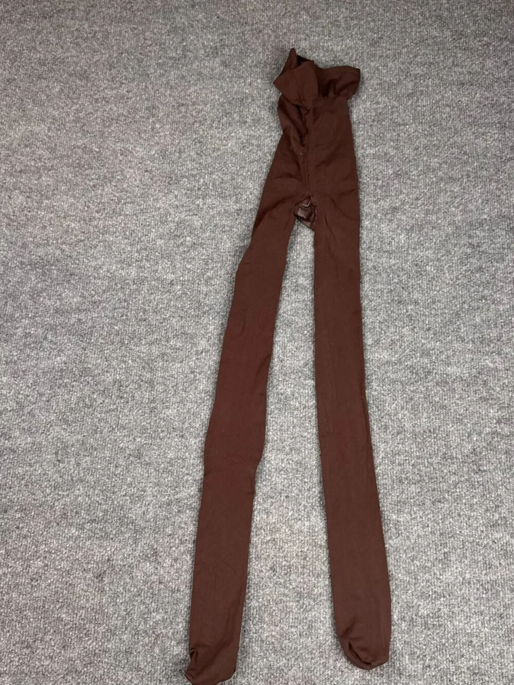 George Girls Brown Tights Size 4 Knit in USA Assembled in Honduras